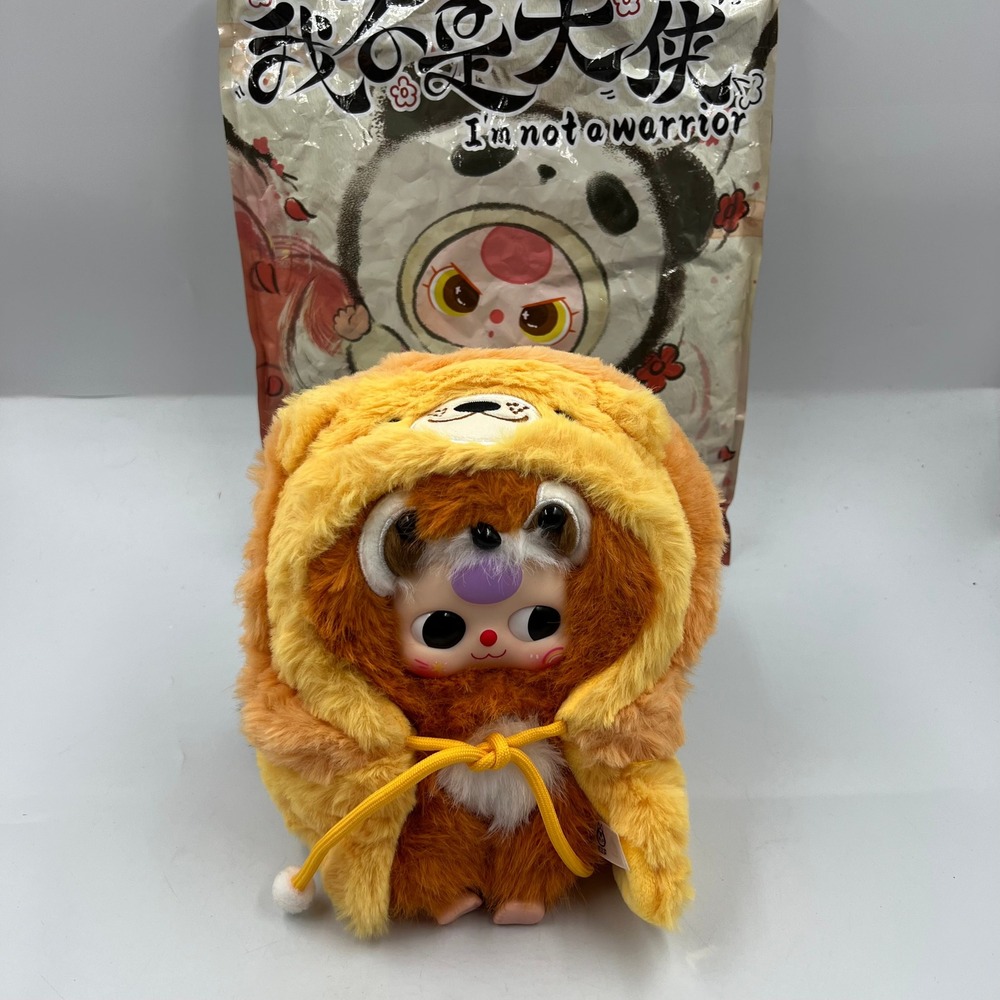 Baby Three Im Not A Warrior Red Panda Lion Cape Plush Blind Bag Figure